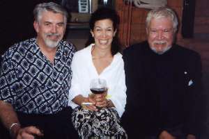 John Harvey, Allegra Fulton and Timothy Findley